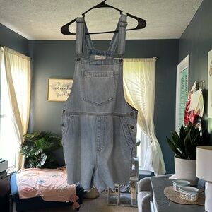 Overall shorts